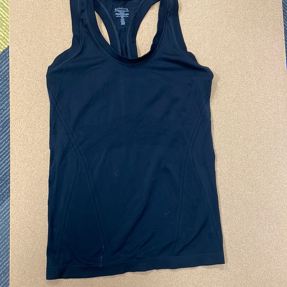 Athleta black tank XS